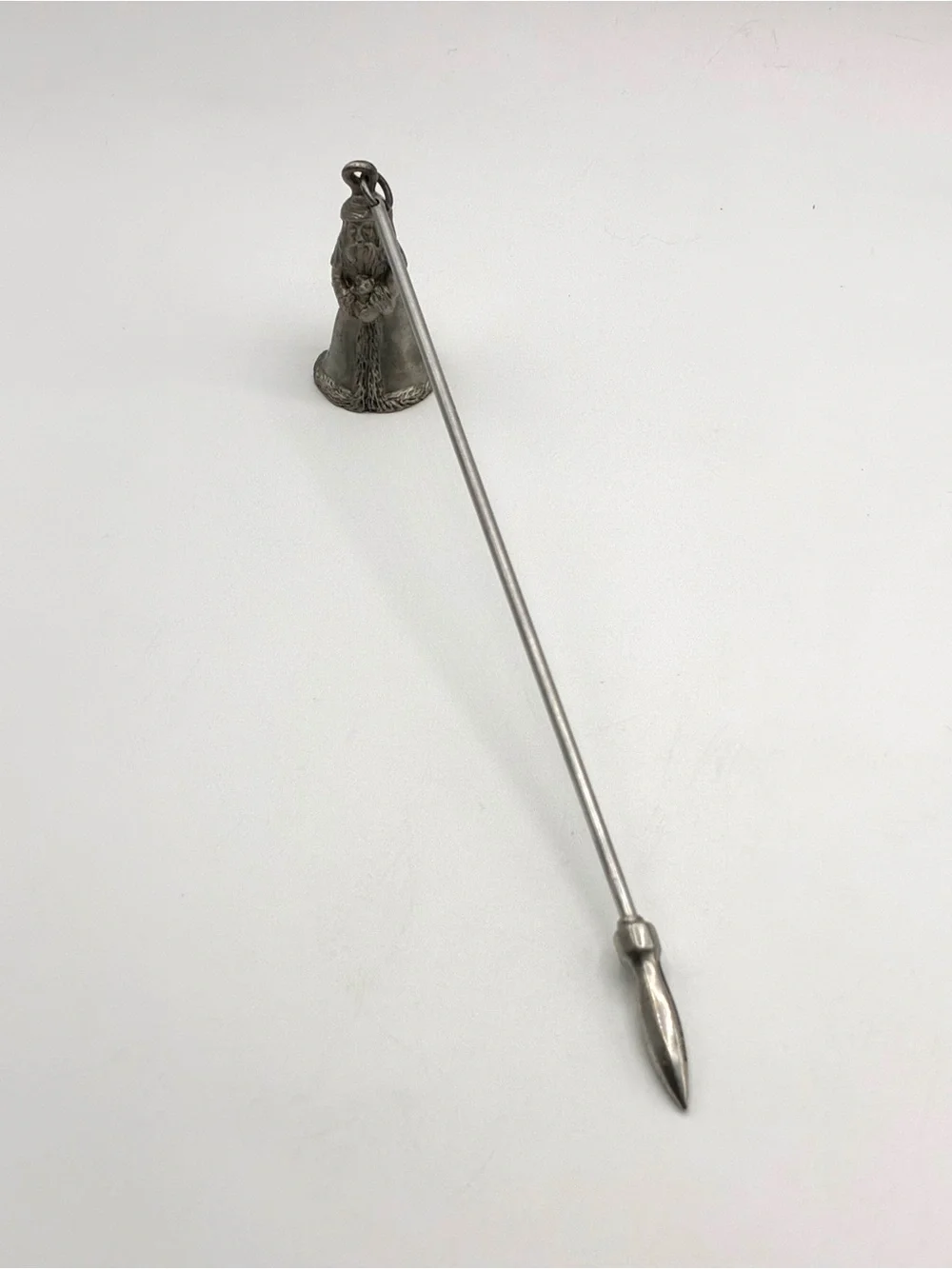 Vintage 1998 Rawcliffe Pewter Santa Claus Candle Snuffer Father Christmas